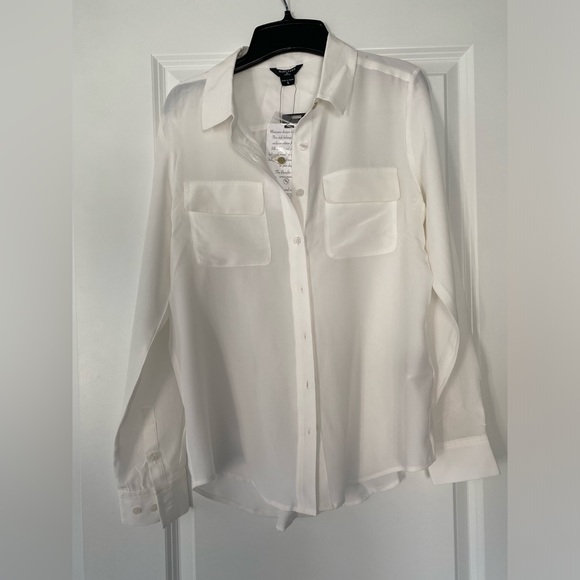 White Shirt Blouse - Size S - Picture 7 of 11